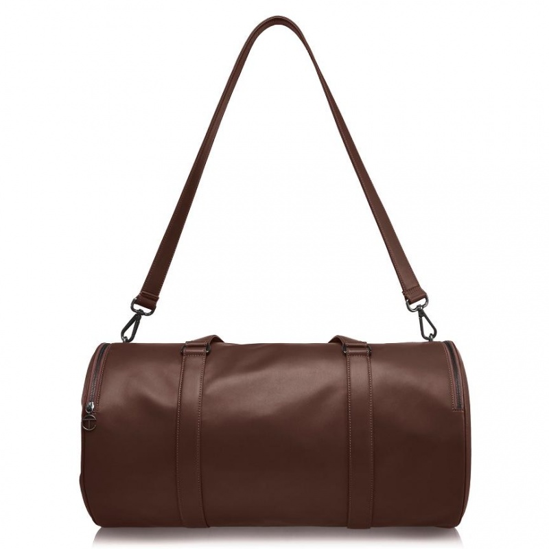 Telfar Large Duffle Tasche Schokolade | CHDN3529