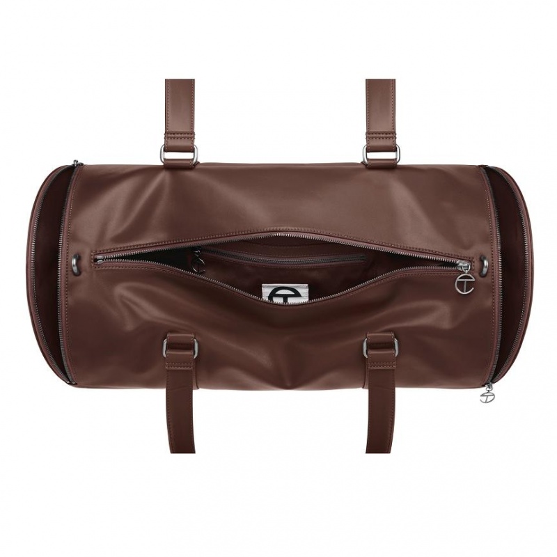 Telfar Large Duffle Tasche Schokolade | CHDN3529