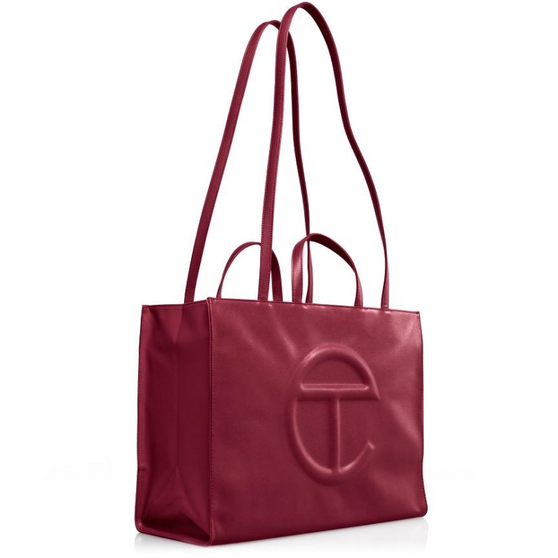 Telfar Large Shopper Bordeaux | CHMA3601