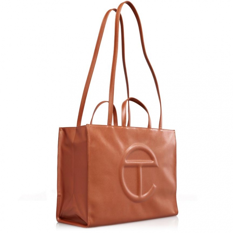 Telfar Large Shopper Braun | CHAP3583