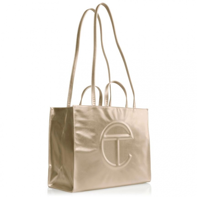 Telfar Large Shopper Gold | CHHK3682