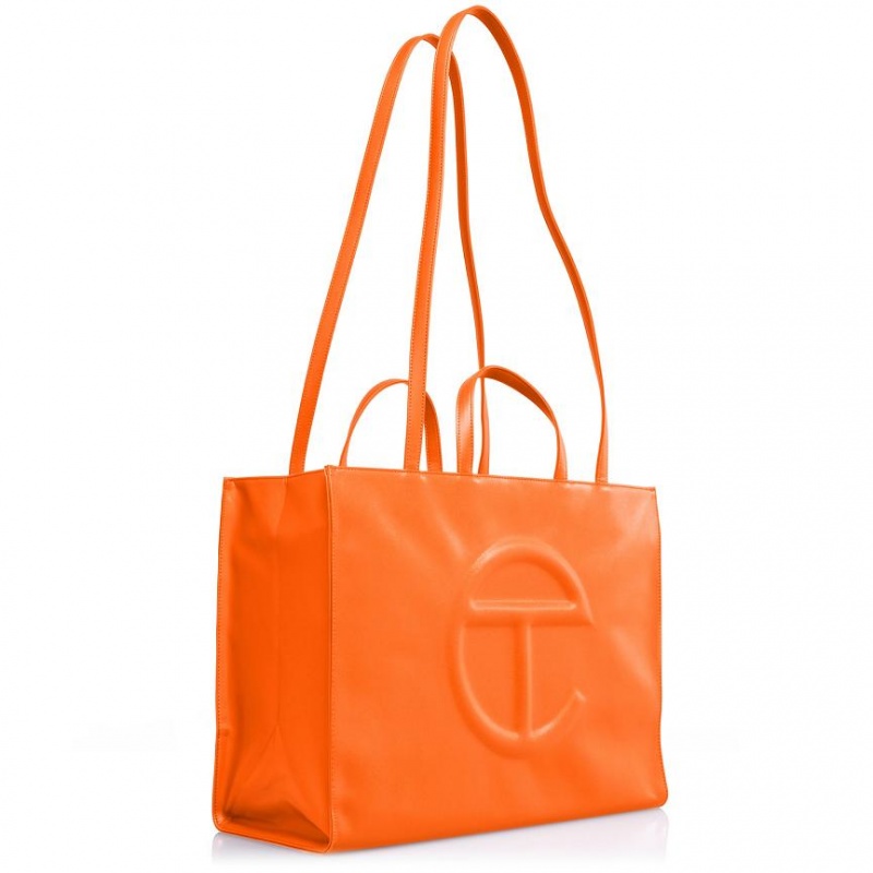 Telfar Large Shopper Orange | CHYU3622