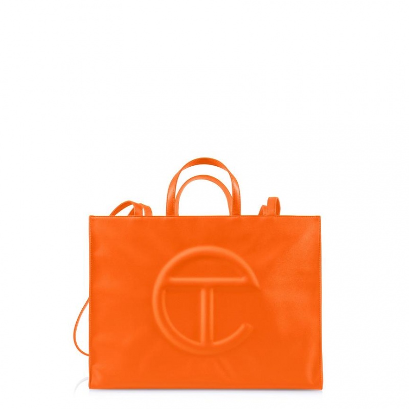 Telfar Large Shopper Orange | CHYU3622