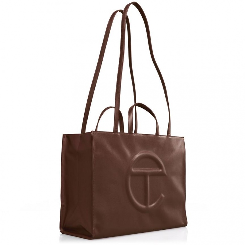 Telfar Large Shopper Schokolade | CHFM3580