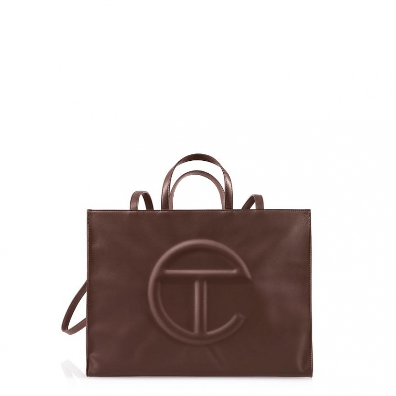 Telfar Large Shopper Schokolade | CHFM3580