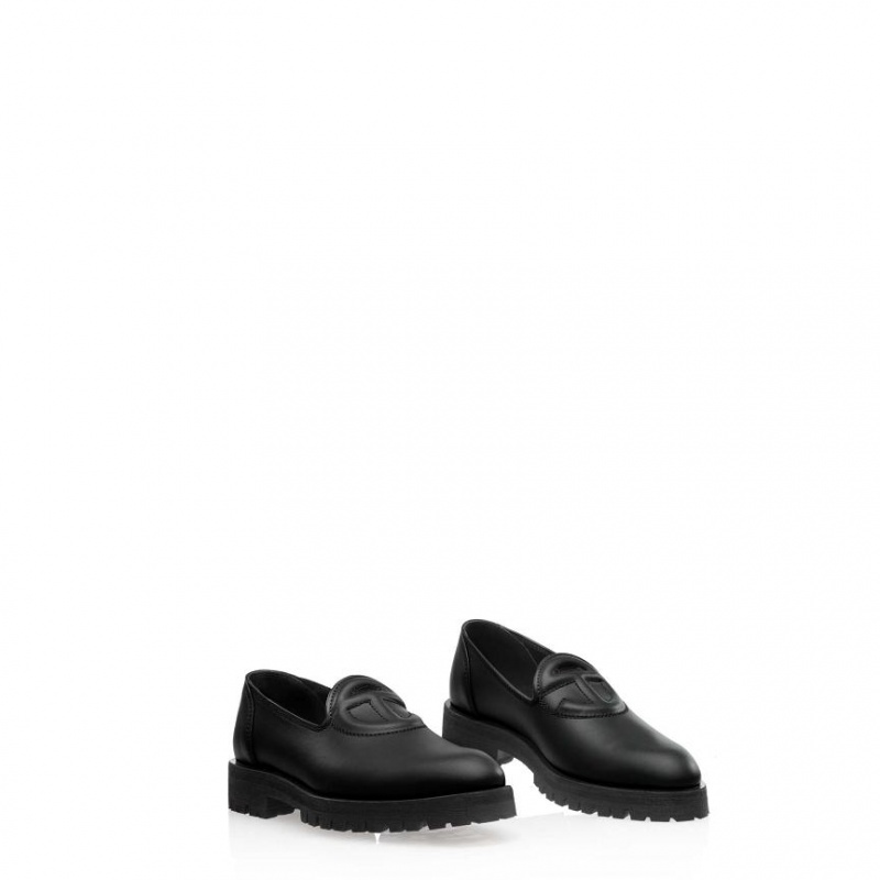 Telfar Logo Halbschuhe Schwarz | CHIS3516