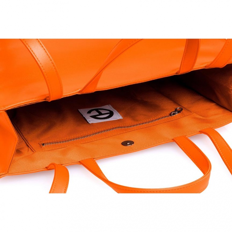 Telfar Medium Shopper Orange | CHUT3621