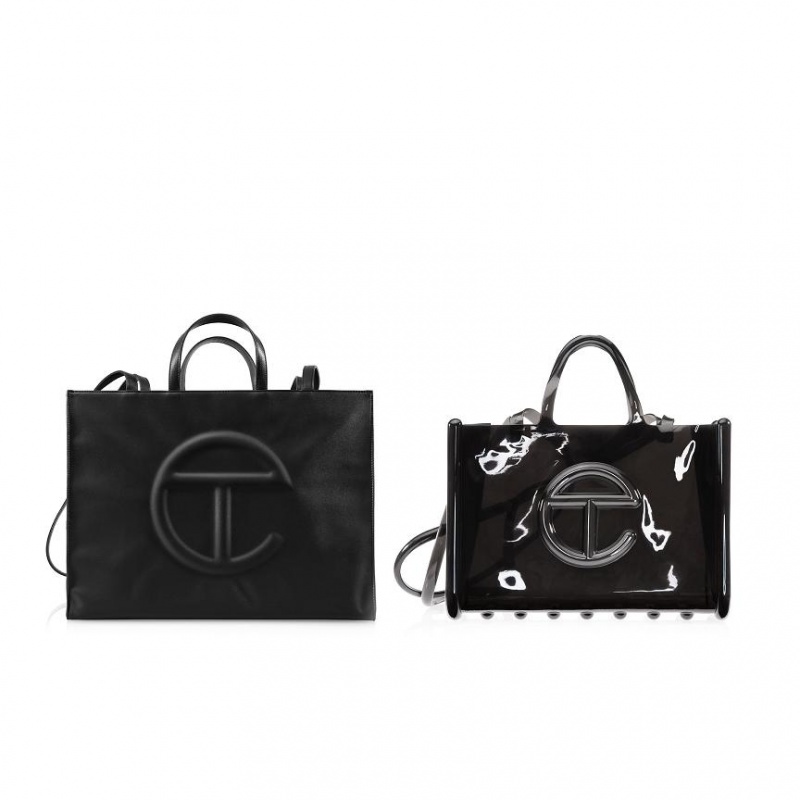 Telfar Melissa x Large Jelly Taschen Schwarz | CHFM3562