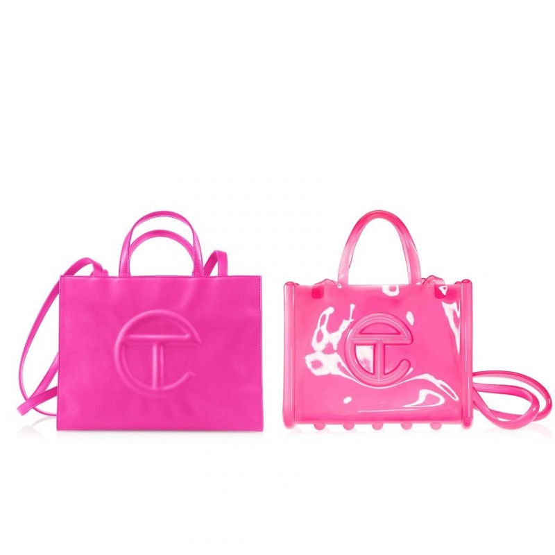 Telfar Melissa x Medium Jelly Taschen Rosa | CHSO3564