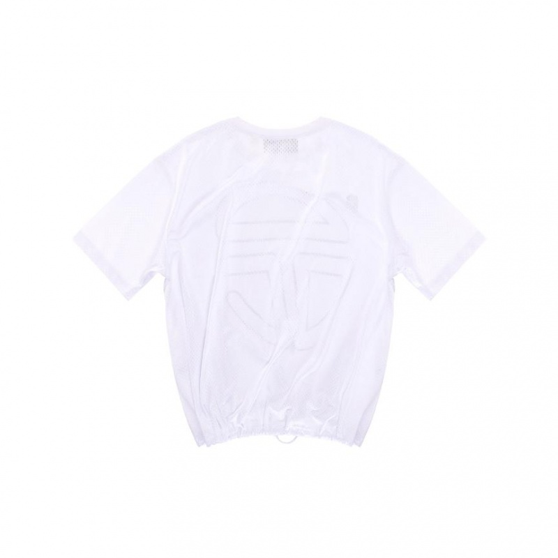 Telfar Mesh Drawstring T-shirts Weiß | CHNB3421