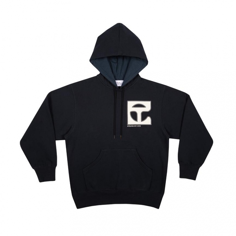 Telfar Monogram Hoodie Schwarz | CHCE3016