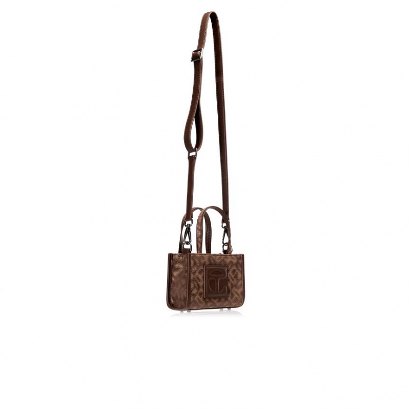 Telfar Monogram Small Jacquard Taschen Braun | CHRW3545