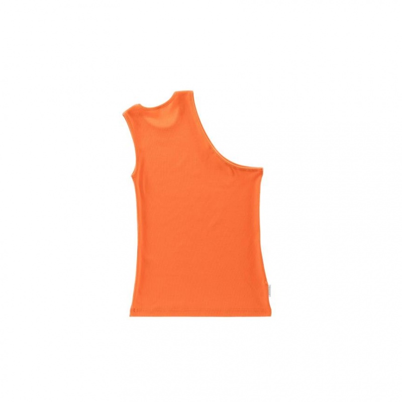 Telfar Rib Knits Half Muskelshirt Orange | CHAP3479