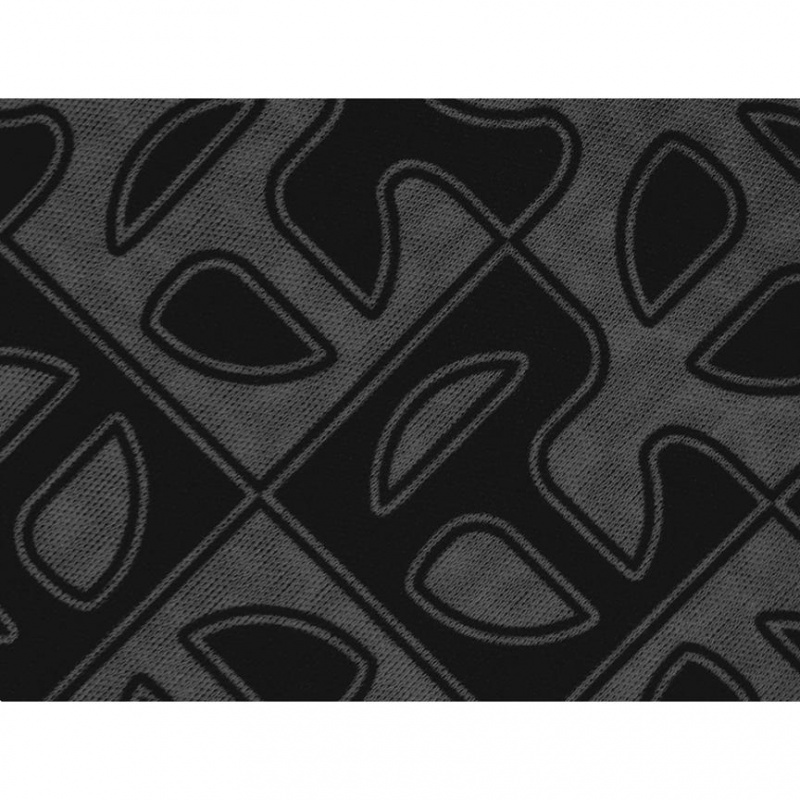 Telfar Scarf Monogram Print Durag Schal Schwarz Grau | CHUT3147