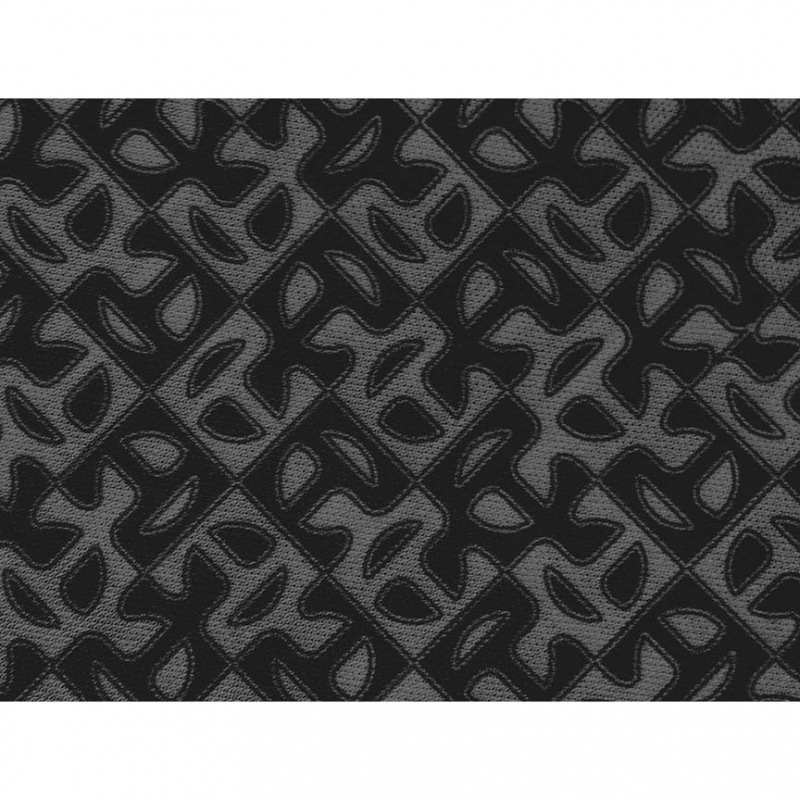 Telfar Scarf Monogram Print Durag Schal Schwarz Grau | CHUT3147