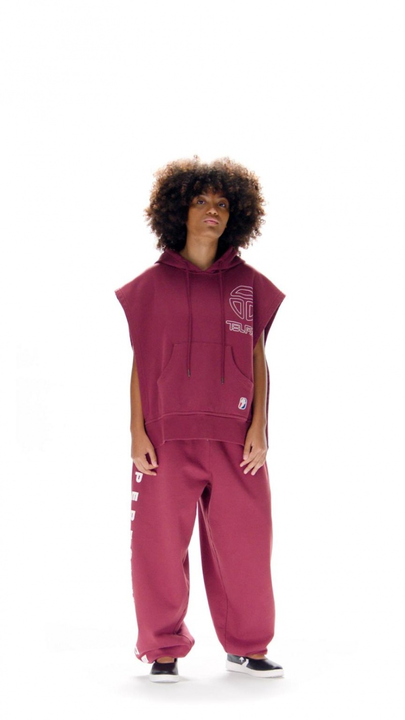 Telfar Sideless Hoodie Bordeaux | CHTV3007