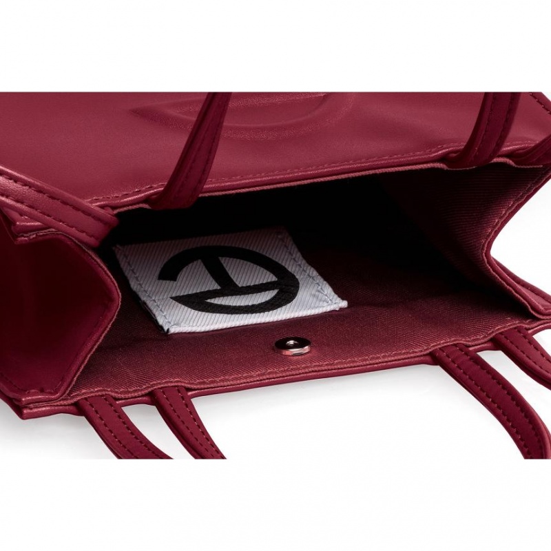 Telfar Small Shopper Bordeaux | CHWY3599