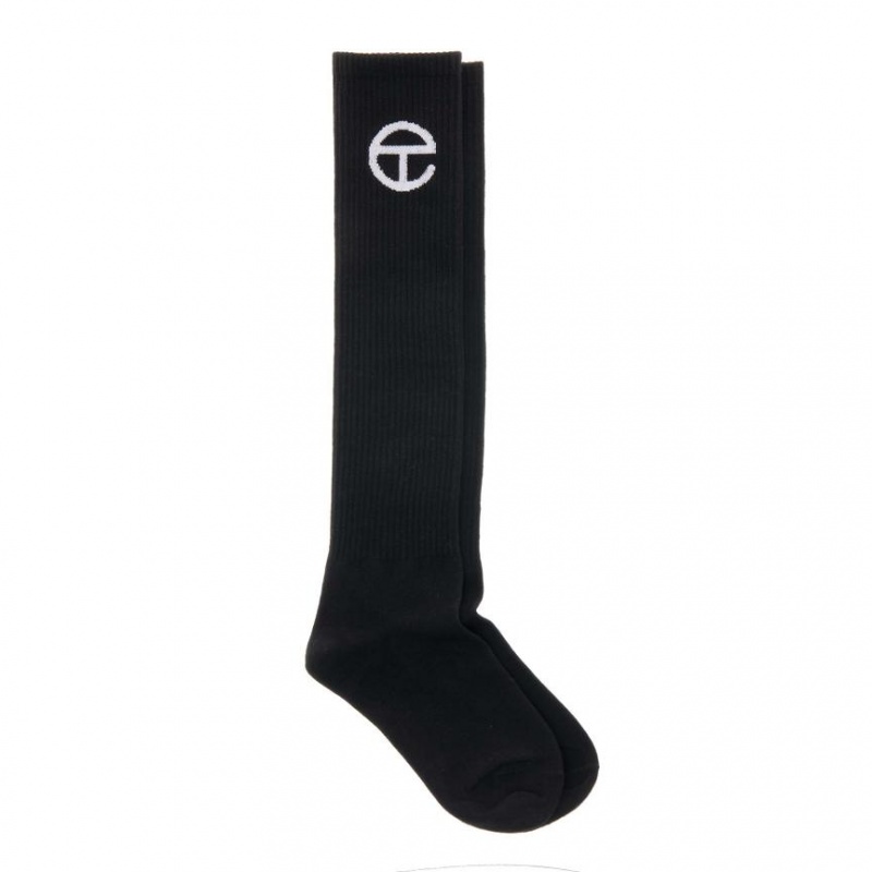 Telfar Socks Logo Socken Schwarz | CHWY3152