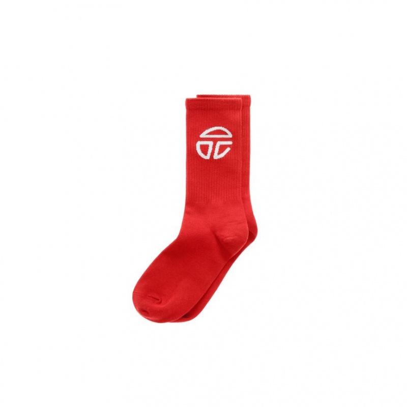 Telfar Socks Turn Logo B Socken Rot | CHOR3171