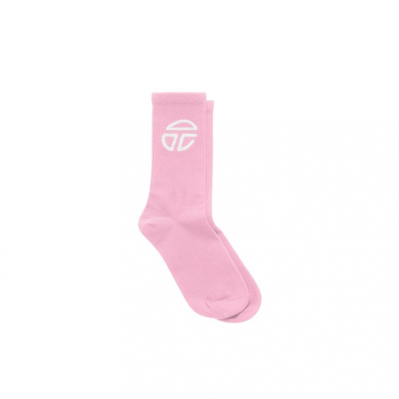 Telfar Socks Turn Logo D Socken Rosa | CHAP3169