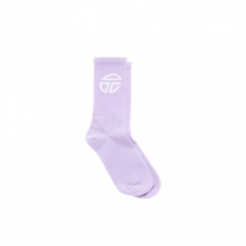 Telfar Socks Turn Logo E Socken Lavendel | CHSO3168