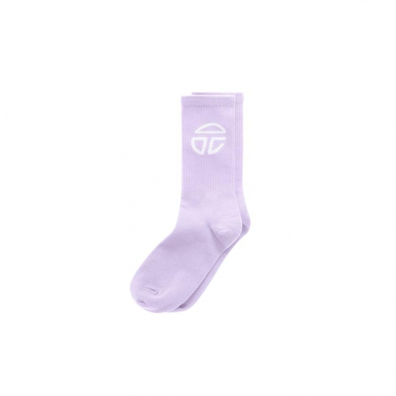 Telfar Socks Turn Logo E Socken Lavendel | CHSO3168