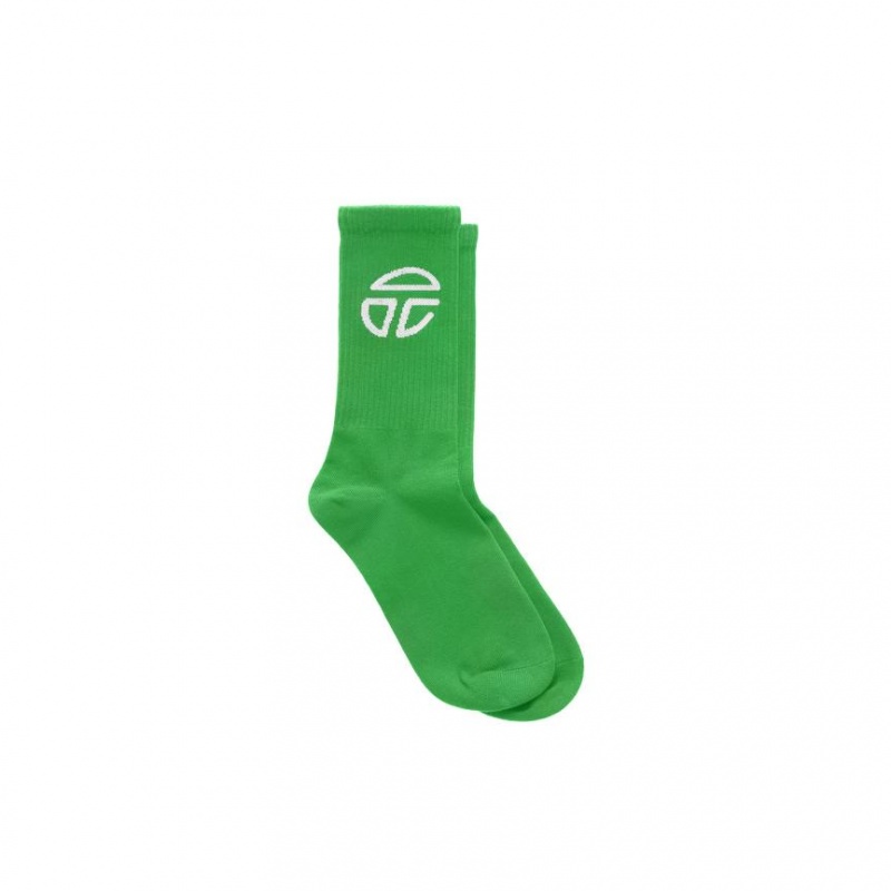 Telfar Socks Turn Logo K Socken Grün | CHKI3162