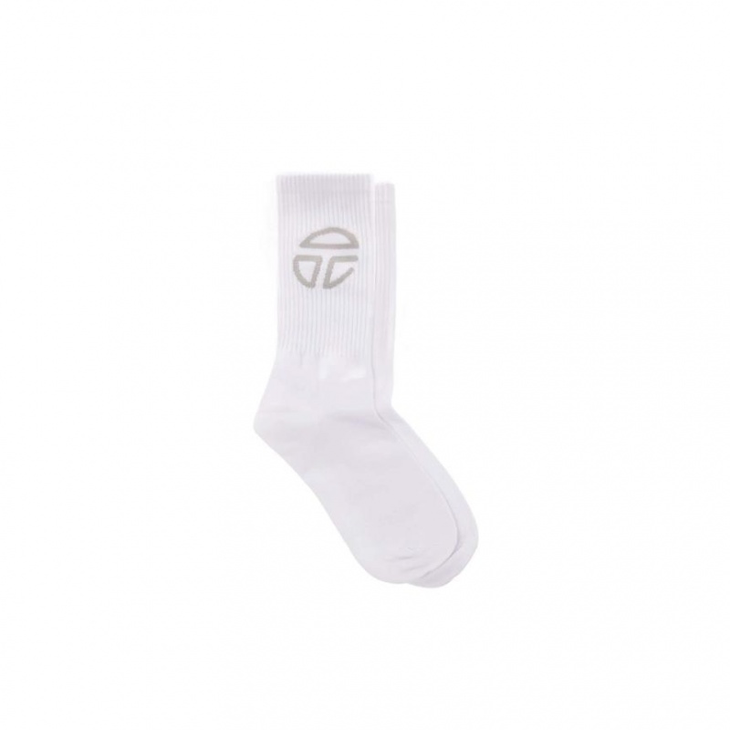 Telfar Socks Turn Logo M Socken Weiß | CHZG3160