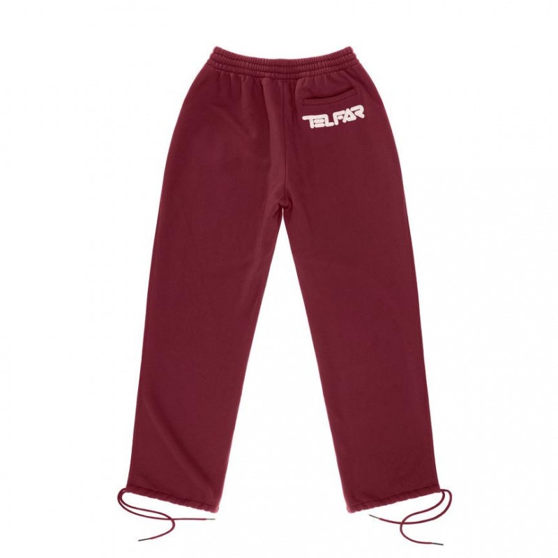 Telfar Split Jogginghose Bordeaux | CHDN3354