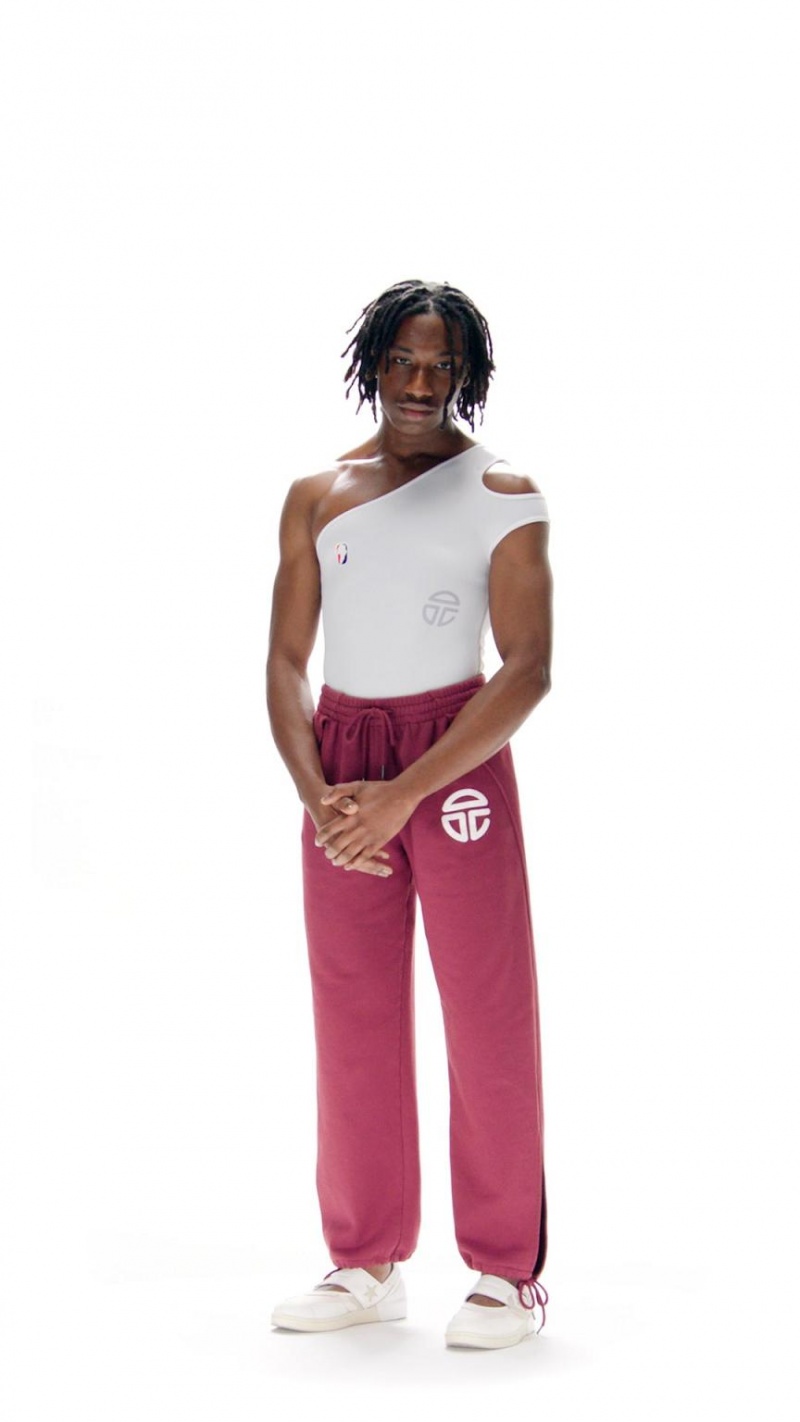 Telfar Split Jogginghose Bordeaux | CHDN3354