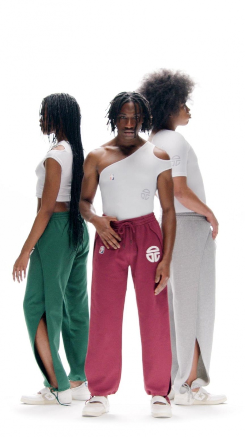 Telfar Split Jogginghose Bordeaux | CHDN3354