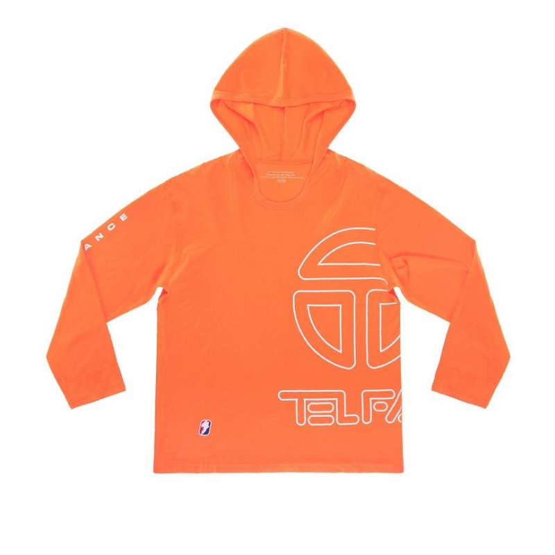 Telfar T Hoodie Orange | CHYU3245