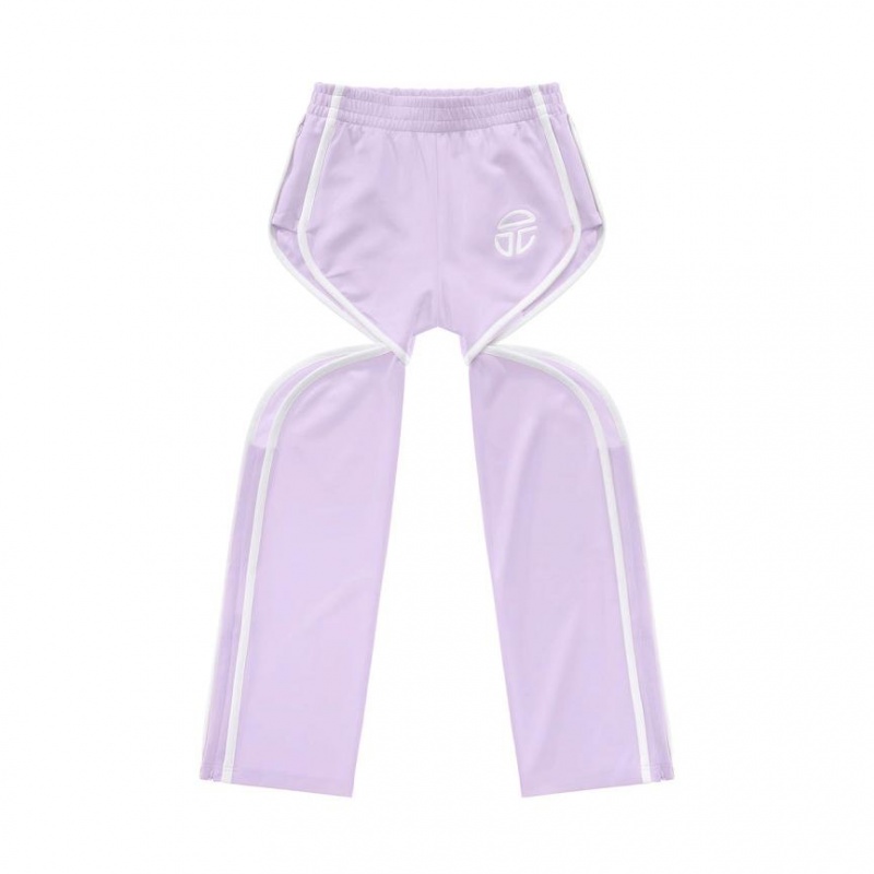 Telfar Thigh Hole Track Hose Lavendel | CHPQ3286