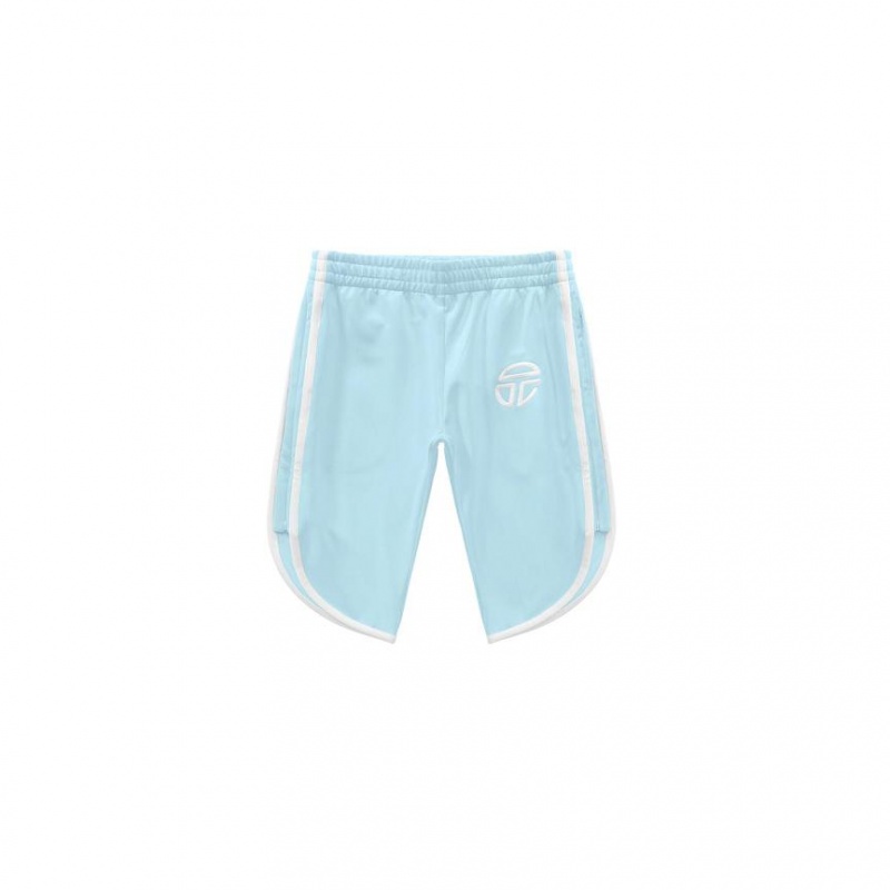 Telfar Track Capri Kurze Hose Blau | CHDN3336