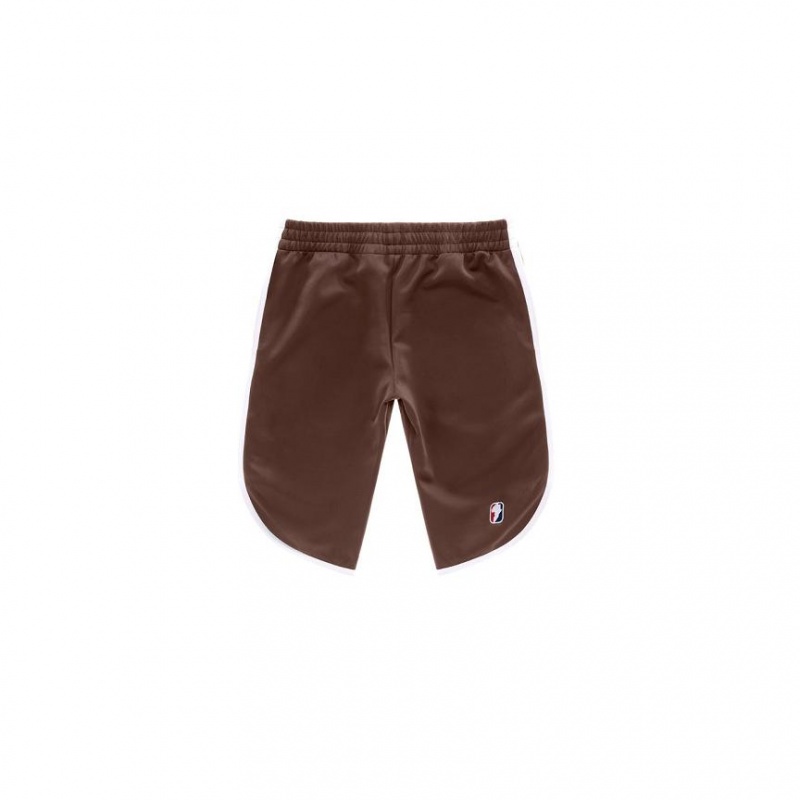 Telfar Track Capri Kurze Hose Schokolade | CHUT3342