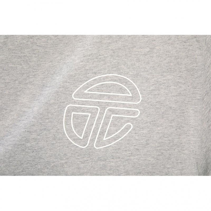 Telfar Triple Long Sleeve T-shirts Grau | CHRW3416