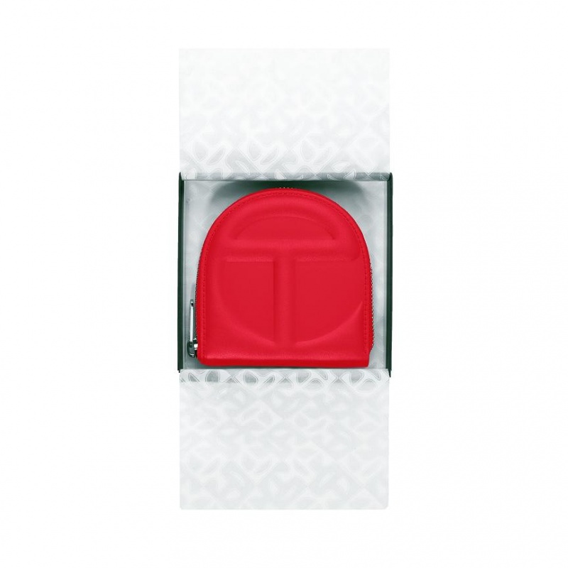 Telfar Wallets Logo Ⅴ Geldbörse Rot | CHZG3186