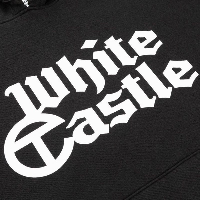 Telfar White Castle Hoodie Schwarz | CHXF3017