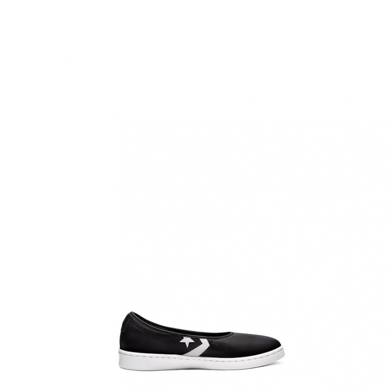 Telfar X Converse Pro Leder Halbschuhe Schwarz | CHOR3515