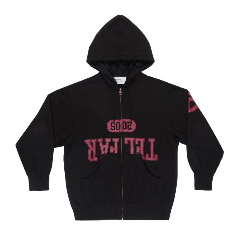 Telfar Zip-up Hoodie Schwarz | CHBC3014