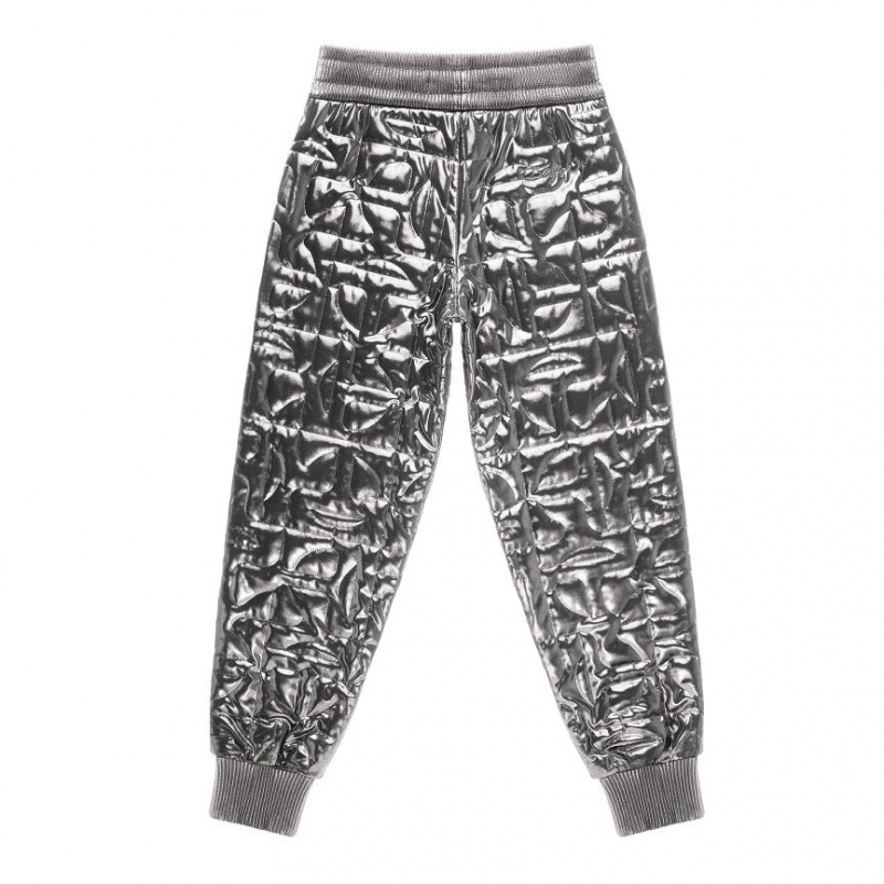 Telfar x Moose Knuckles Gesteppt Jogginghose Silber | CHDN3380