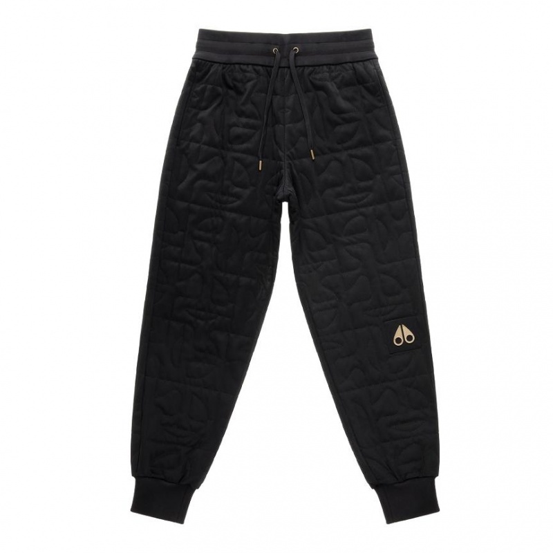 Telfar x Moose Knuckles Gesteppt Jogginghose Schwarz | CHFM3379