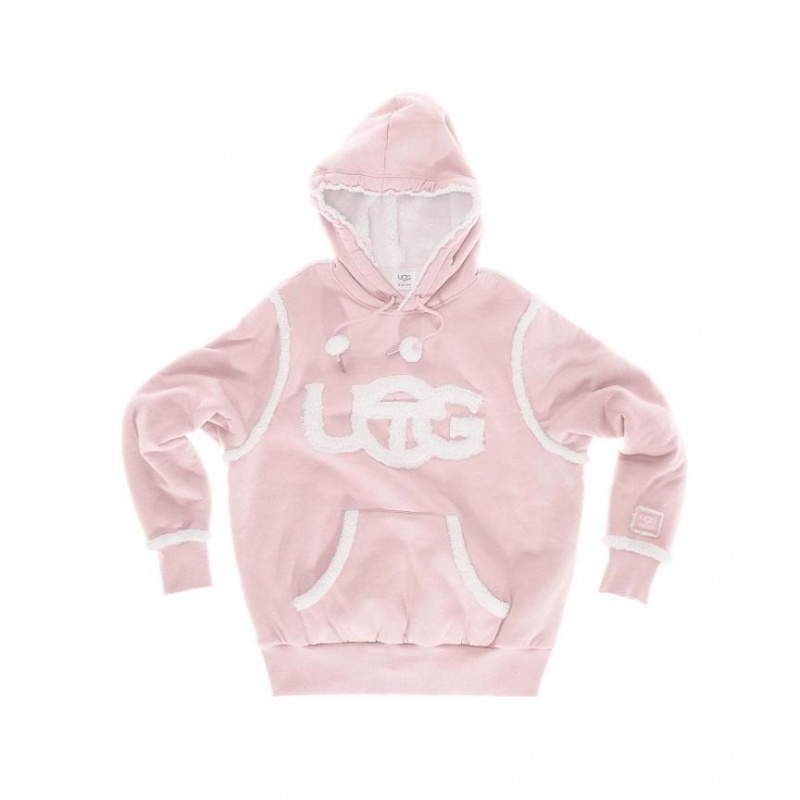 Telfar x UGG Hoodie Rosa | CHNB3226