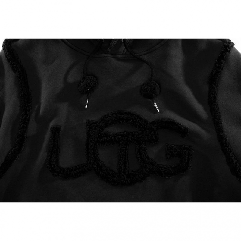 Telfar x UGG Hoodie Schwarz | CHEX3222