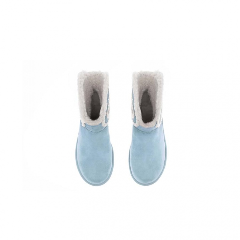 Telfar x UGG Logo Mini Stiefel Blau | CHHK3507