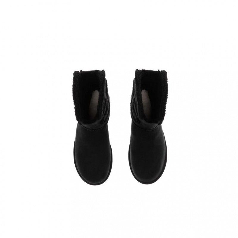 Telfar x UGG Logo Mini Stiefel Schwarz | CHKI3505