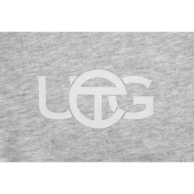 Telfar x UGG Logo T-shirts Grau | CHPQ3428