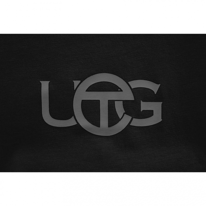 Telfar x UGG Logo T-shirts Schwarz | CHAP3427