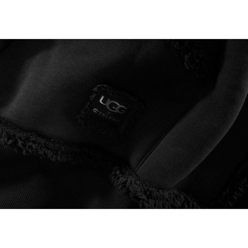 Telfar x UGG Sideless Hoodie Schwarz | CHWY3223